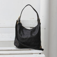 hobo black Medium Hobo Bag Slouchy Hobo Purse Womens 