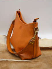 Women's Leather Hobo Bags Zip Hobo Bag Medium Hobo Bag tan