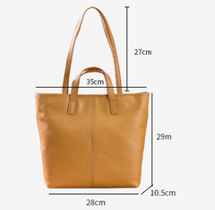 brown tote bag leather Medium Leather Tote Womens 