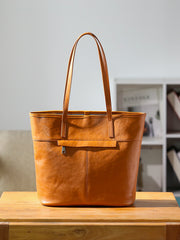 Medium Leather Tote brown leather tote bag Womens 