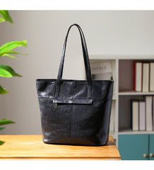 Medium Leather Tote Black Leather Bag Tote Womens 