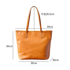 Medium Leather brown leather tote bag Tote Womens 