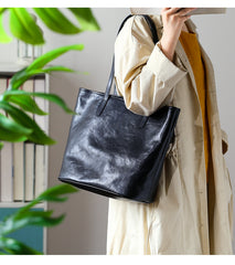 Medium Leather Tote Black Leather Bag Tote Womens 