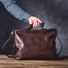 Best Leather Satchels For Men brown Leather Mens Satchel