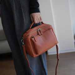 Leather Camera Bag Crossbody Genuine Leather Camera Crossbody Bag Womens 