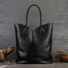 Women's Genuine Leather Tote black Leather Tote Bag