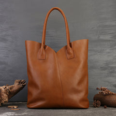 Women's Genuine Leather Tote Dark Brown Leather Tote Bag Brown Tote Purse 