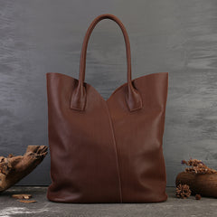 Women's Genuine Leather Tote Cowhide Tote Bag Real Leather Tote 