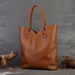 Women's Genuine Leather Tote Dark Brown Leather Tote Bag Brown Tote Purse 