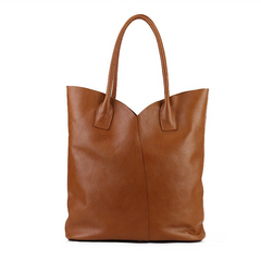 Women's Genuine Leather Tote Dark Brown Leather Tote Bag Brown Tote Purse 