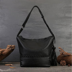 Retro Genuine Leather Hobo Bags black hobo purse leather womens