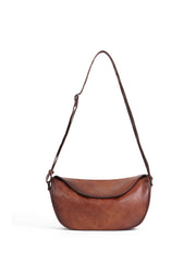 Retro Genuine Leather Sling Bag Crossbody Bag Purse Cross Body Hobo 