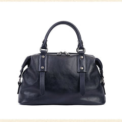 Retro Leather Boston Bag Women's Best Satchel Handbags 