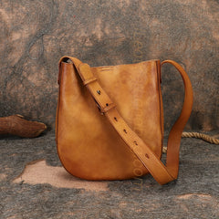 Women's brown Leather Hobo Shoulder Bag Genuine Leather Hobo Purses soft leather hobo bag