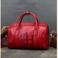 Genuine Leather red Satchel Handbag Women's Satchel Handbags 