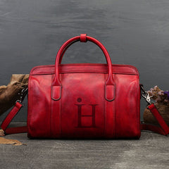 Genuine Leather red Satchel Handbag Women's Satchel Handbags 