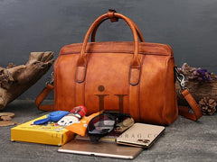 Genuine Leather Brown Satchel Handbag Women's Satchel Handbags 