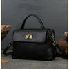 Black Satchel Handbag Black Leather Satchel Satchels Handbags Womens 