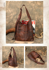 Distressed Leather Hobo Bag Genuine Leather Hobo Purses Soft Leather Slouchy Hobo Bag 