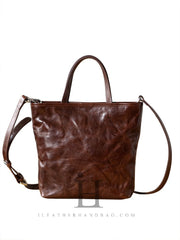 Genuine Small Leather Tote Bag Small Tote Leather Bag Womens 