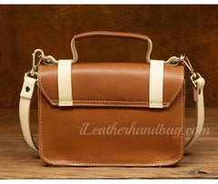 Small Leather Satchel Bags For Men Genuine Leather Mens Crossbody Bag Mens Leather Bag Small 