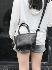 Small Leather Tote Bag Mini Tote Bag Leather Womens 