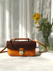 Small Satchels Cross Body Satchel Ladies Leather Satchel 