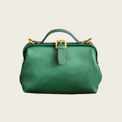 green Small doctor style handbag Dr Style Handbags For Women 