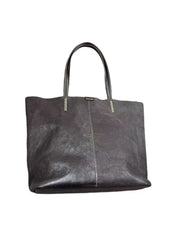 Black Genuine Leather Tote Bag Genuine Leather Women Tote Bag With Zipper - iLeatherhandbag
