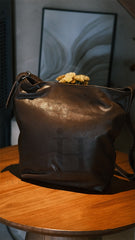 Leather Hobo Bag Brown Leather Bucket Hobo Bag Soft Leather Hobo Purse Womens 