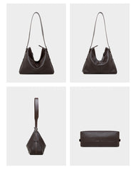 Genuine Leather Hobo Bags For Women Slouchy Leather Hobo Cowhide Hobo Purse - iLeatherhandbag