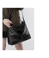 Genuine Leather Hobo Bags For Women Slouchy Leather Hobo Cowhide Hobo Purse - iLeatherhandbag