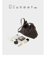 Genuine Leather Hobo Bags For Women Slouchy Leather Hobo Cowhide Hobo Purse - iLeatherhandbag