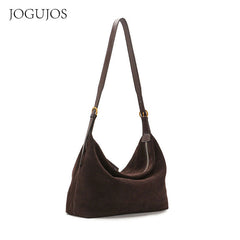 Brown Suede Hobo Bag Small Hobo Shoulder Bag Womens Soft Leather Leather Hobo
