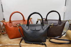 Women's Small Leather Tote leather tote with crossbody strap