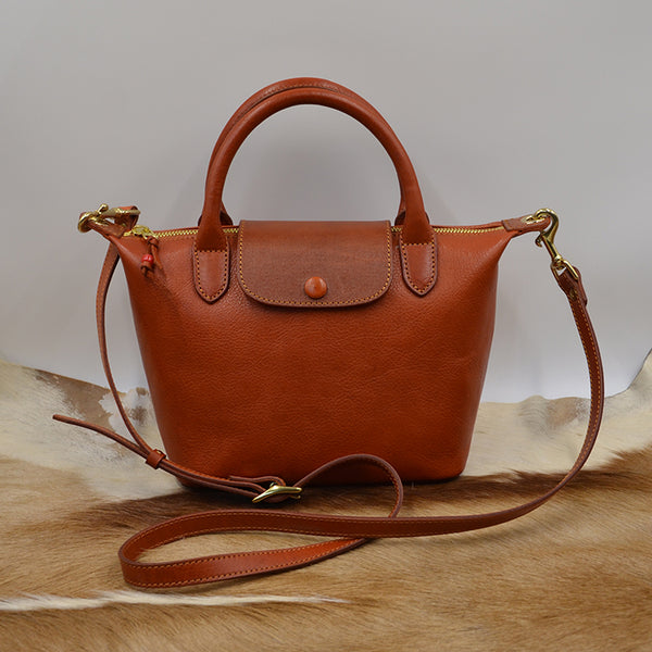 Small Brown Leather Crossbody Purse The Leather Small Tote Bag