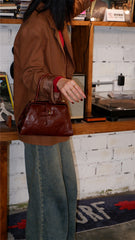 Vintage Style Leather Handbag
