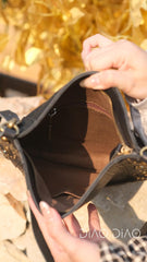 Black Studded Hobo Bag Western Studded Hobo Bag Purse DD