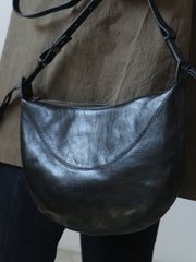 black hobo purse leather