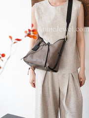 Genuine Leather Hobo Bags Hobo Shoulder Purse For Women 