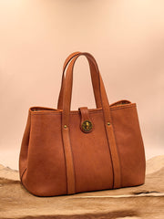 Women's Genuine Leather Satchel Handbags Brown Leather Satchel Handbag 