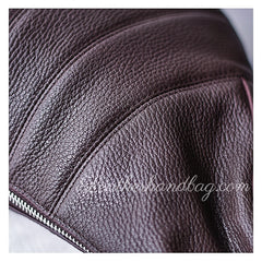 details of Women's Slouchy Hobo Bag Lambskin Leather Croissant Bag Purse - iLeatherhandbag