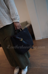 The Leather Small Tote Bag With Leather Straps For Womens Small  Leather Tote Handbags - iLeatherhandbag