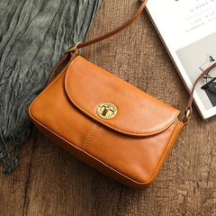 Women's tan Leather Satchel bag Genuine Leather Satchel Crossbody Bag 