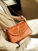 Women's brown Leather Satchel bag Genuine Leather Satchel Crossbody Bag 