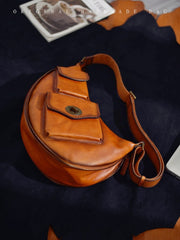 Genuine Leather Sling Bags For Men Leather Sling Bag Mens 