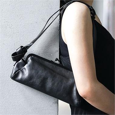 Women's Doctors Bag Purse Black