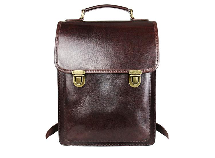 Vintage Leather Satchel Backpack Bags Women's