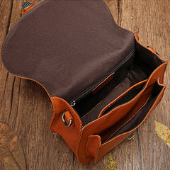 3in1 Mini Leather Saddle Backpack Handbag