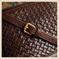 Cem Leather Woven Tote Handbags